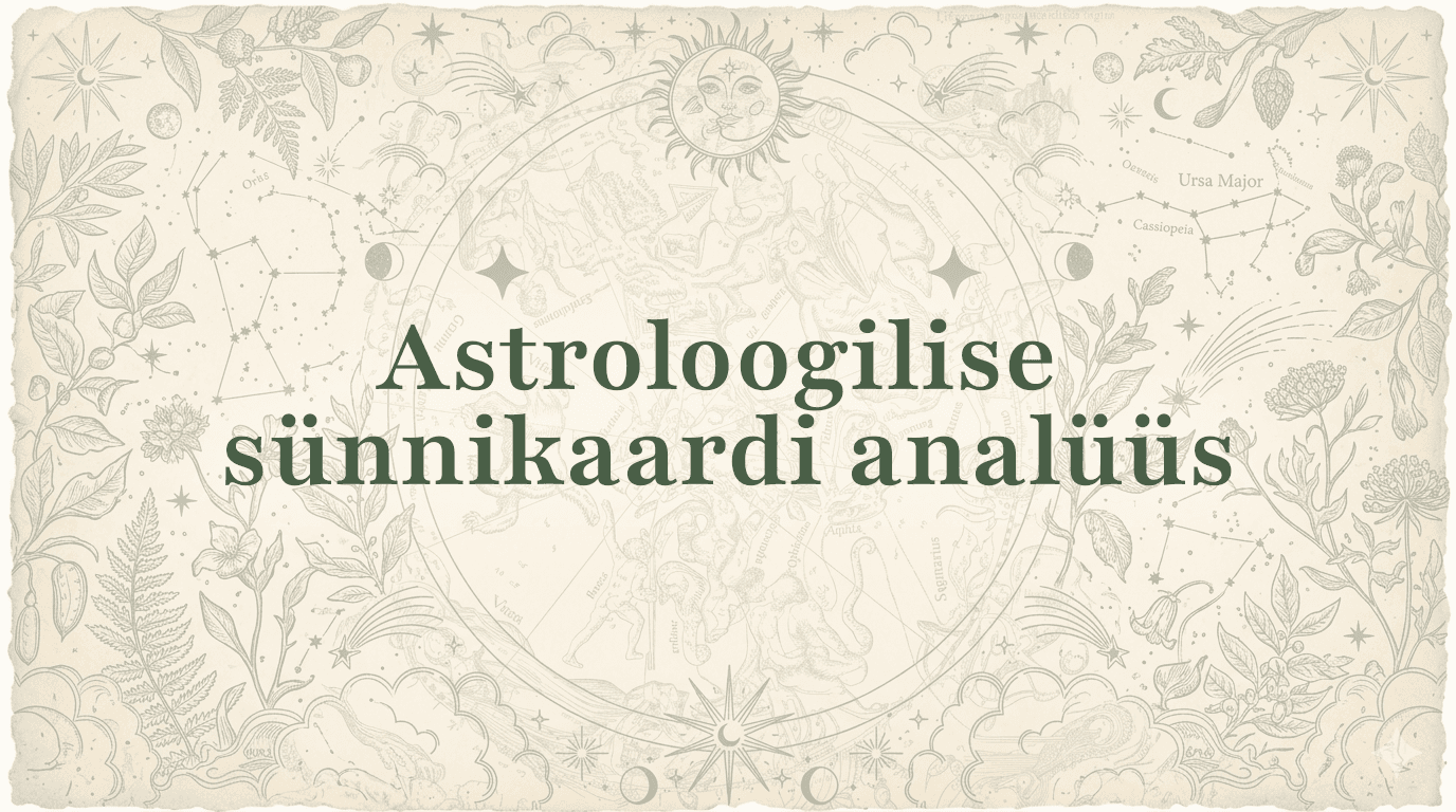 Astroloogilise sünnikaardi analüüs