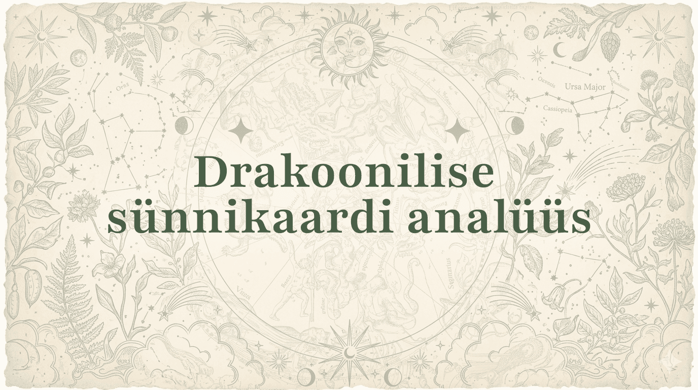 Drakoonilise sünnikaardi analüüs